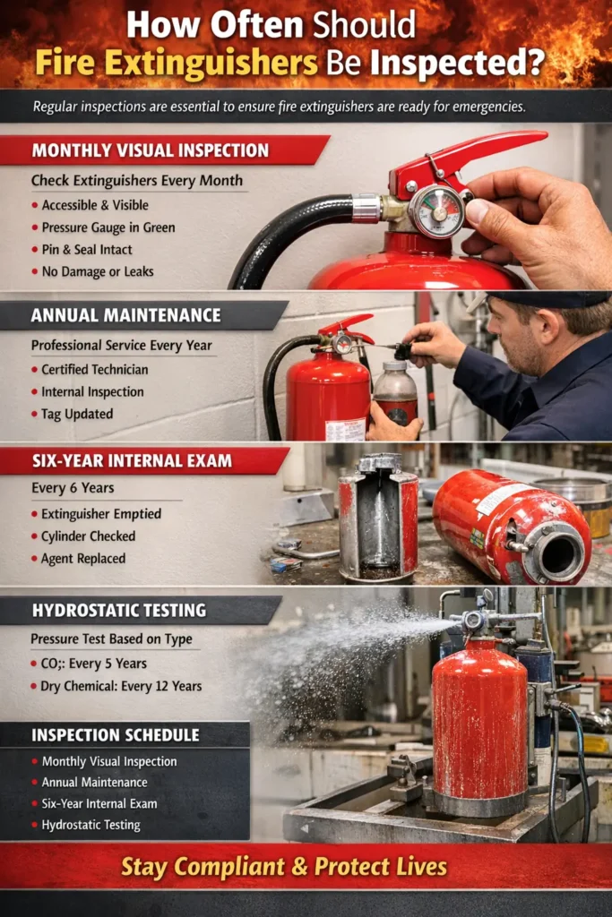 Fire extinguishers Inspection