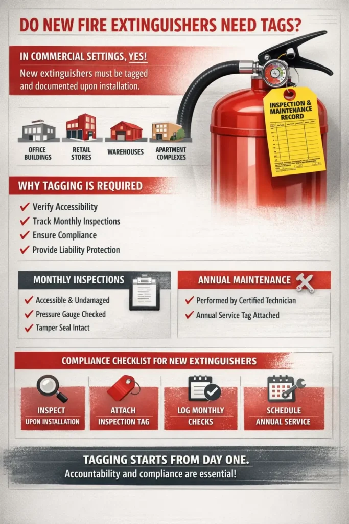 Does a New Fire Extinguisher Need to Be Tagged?
